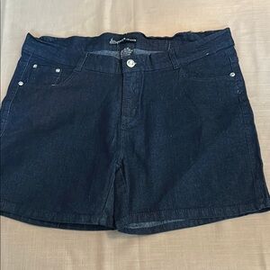 1826 Jeans Classic Dark Wash blue Denim Jean Shorts